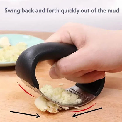 Premium Stainless Steel Garlic Rocker Press
