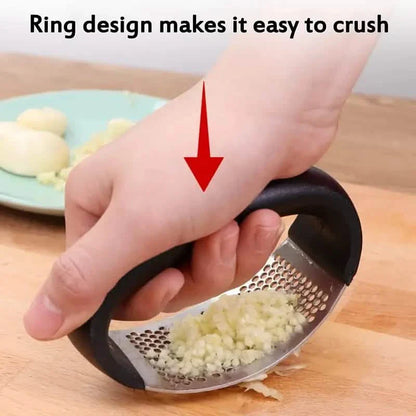 Premium Stainless Steel Garlic Rocker Press