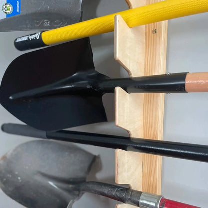 Wall-Mounted Garden Tool Rack