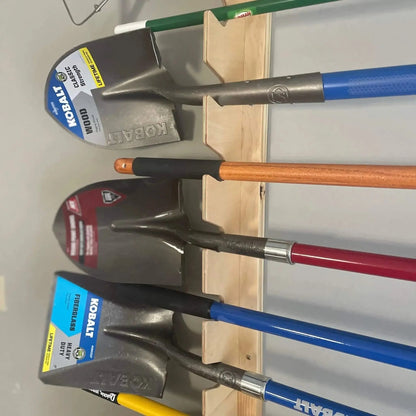 Wall-Mounted Garden Tool Rack